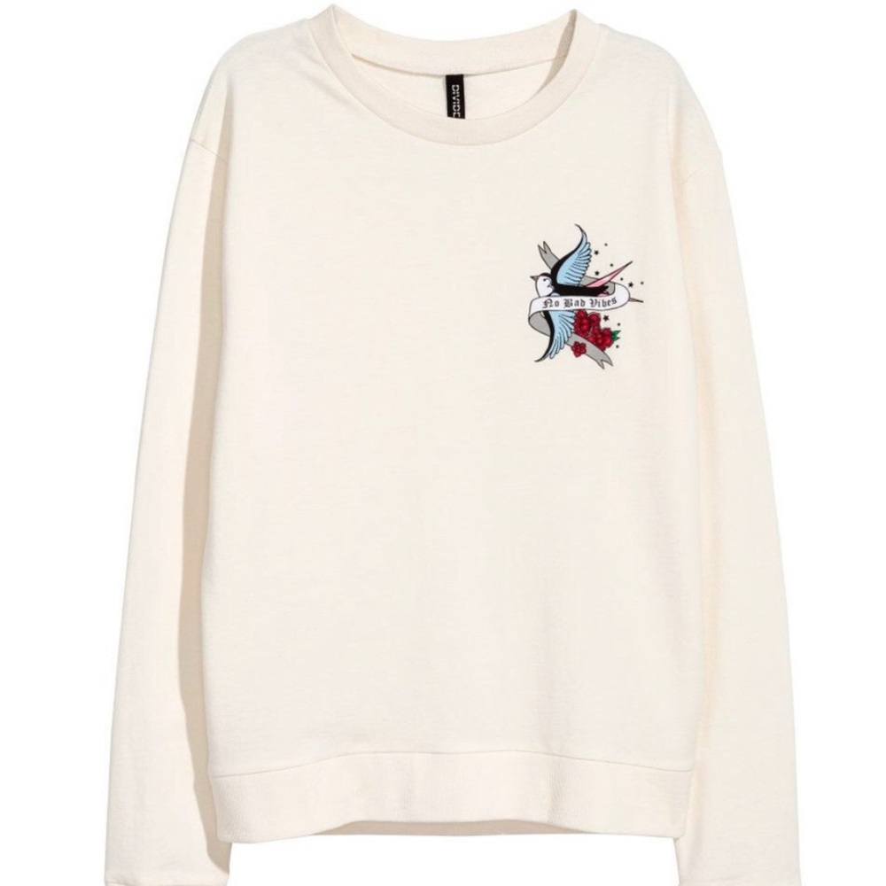 H&M Divided “No Bad Vibes” Sweatshirt